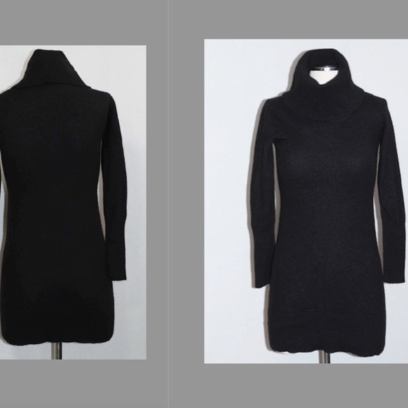 Cynthia Rowley Black Wool Dress - Picture 1 of 15